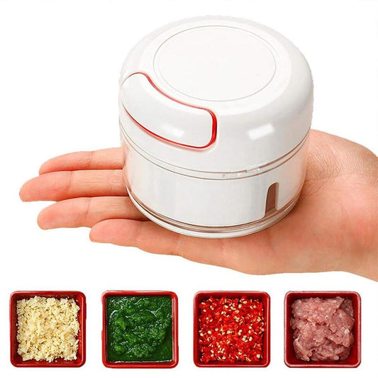 Manual Food Chopper Stainless Steel