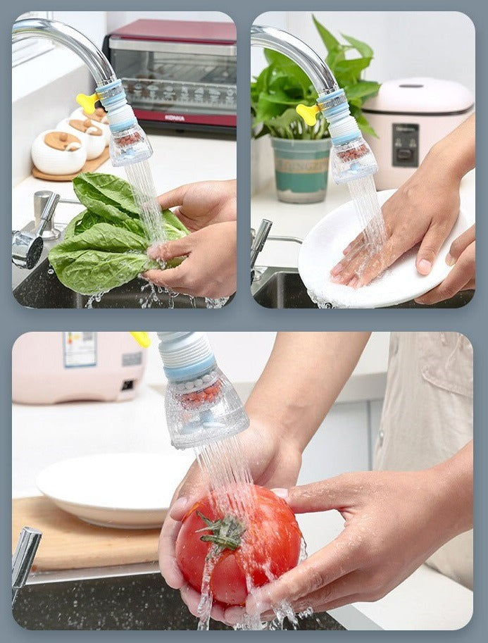 Faucet Extenders Kitchen Faucet Extender 360 Degree Adjustable Water Tap Extension Filter