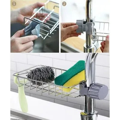 Corner Bathroom Shelf Organizer Black Metal Storage