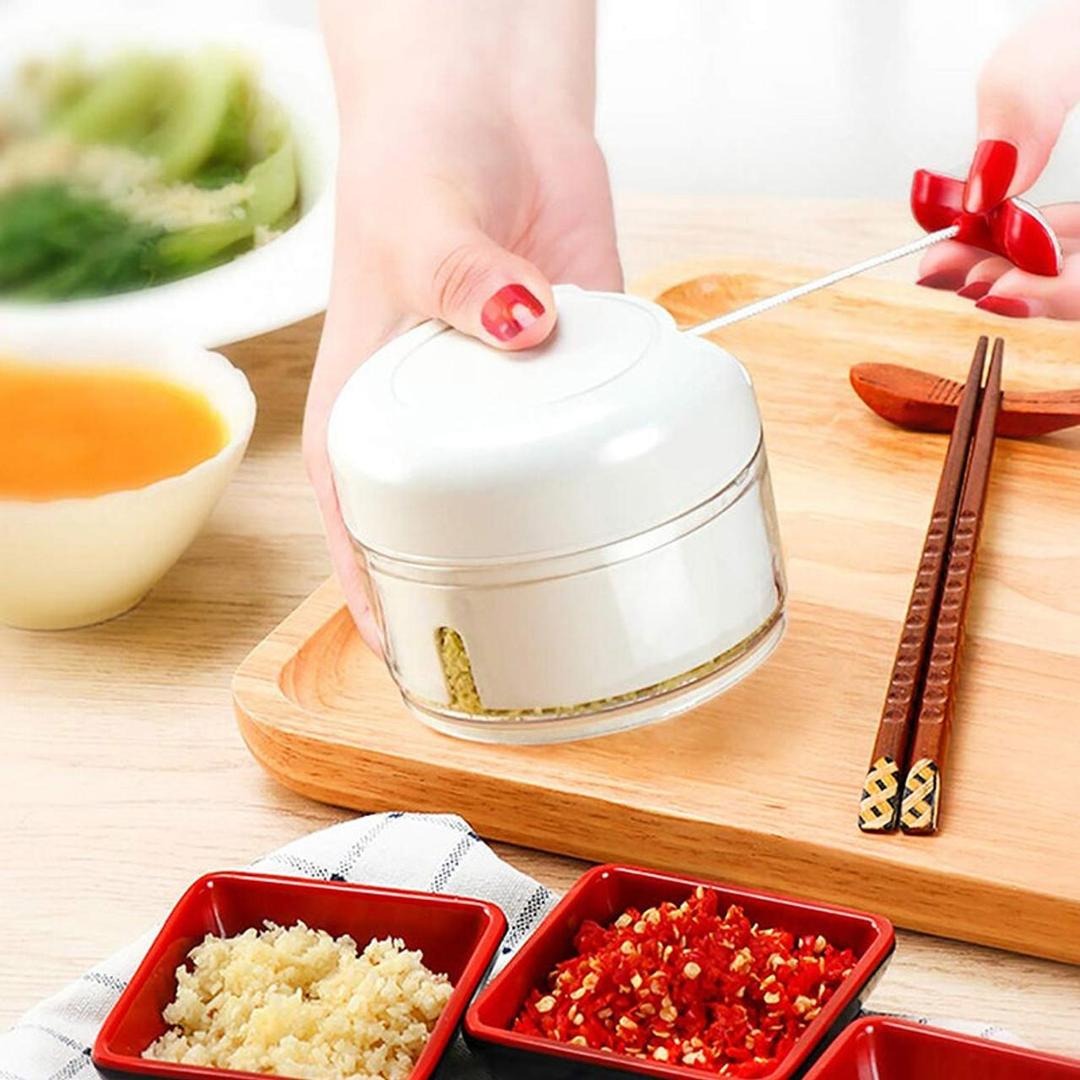 Manual Food Chopper Stainless Steel