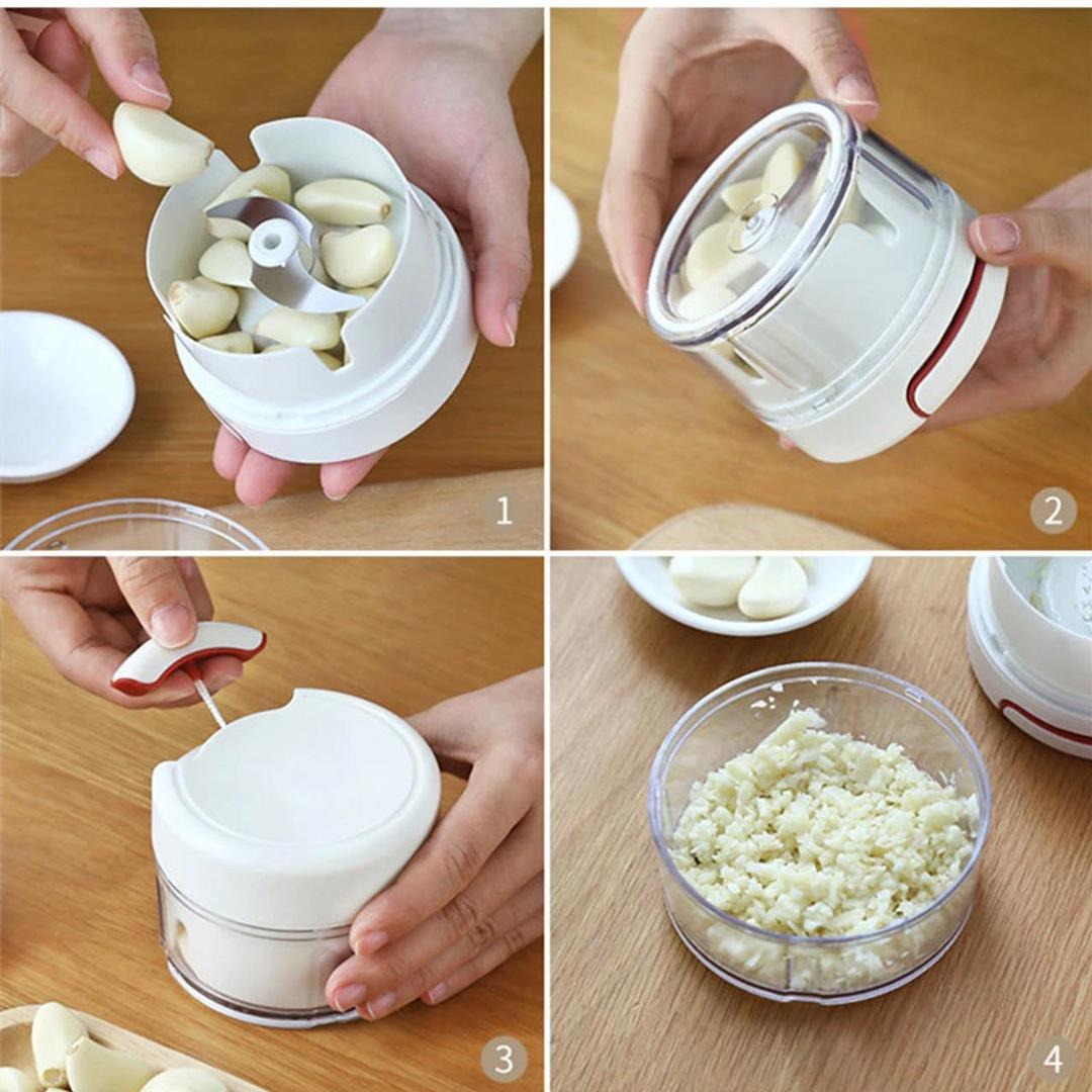 Manual Food Chopper Stainless Steel