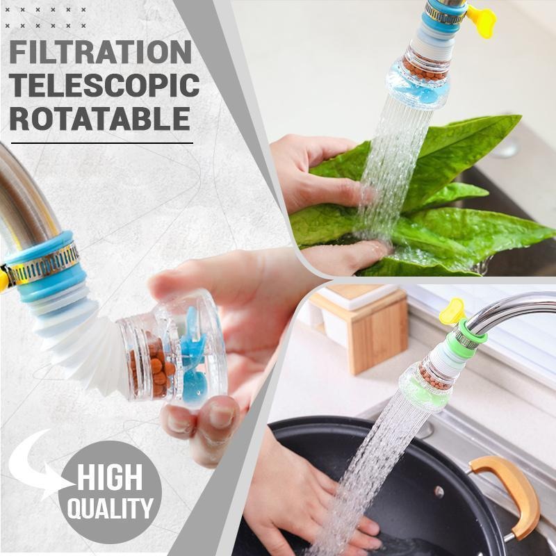 Faucet Extenders Kitchen Faucet Extender 360 Degree Adjustable Water Tap Extension Filter